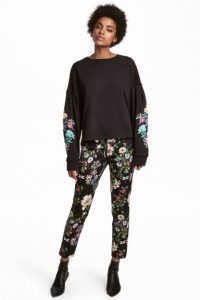 pantalon fleuri