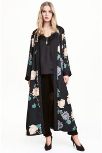 Long kimono floral